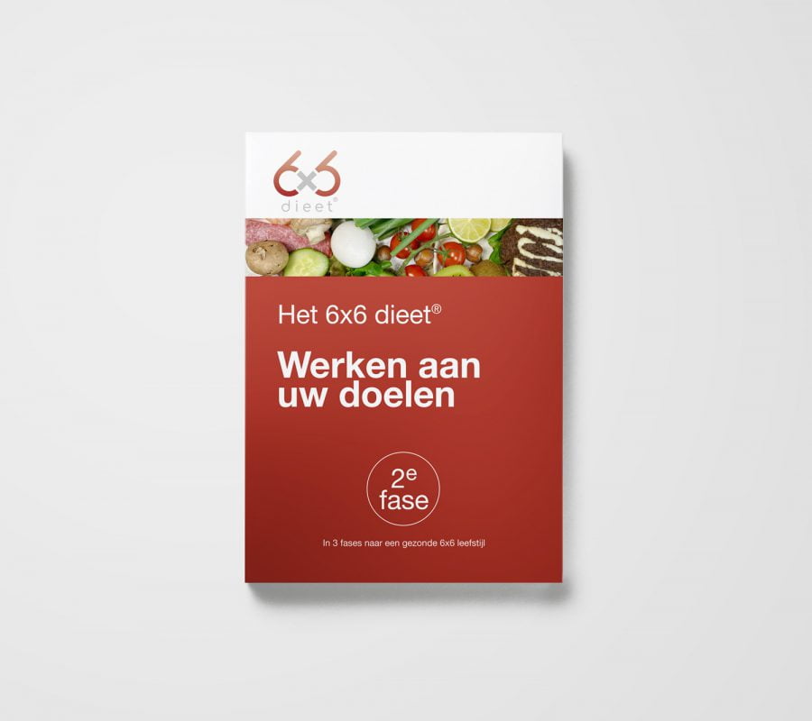 Brochure 6x6 dieet fase 2 werk aan uw doelen